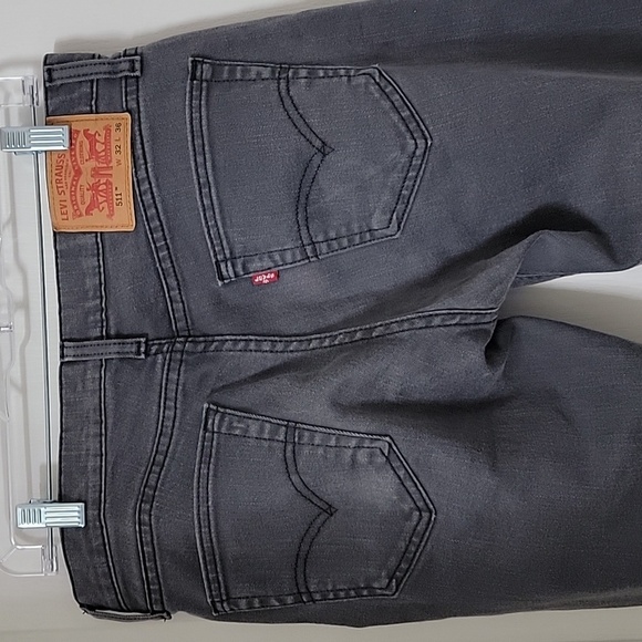 Levi’s 511 Size 32x36 Gray Slim Fit Jeans, Gently Used Condition - Picture 16 of 16